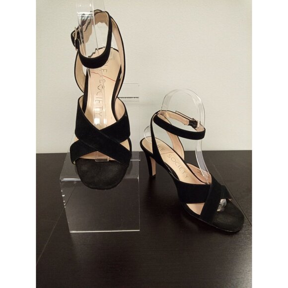Sole Society Black Cassidea Kitten Heels Size 6M - Picture 1 of 8